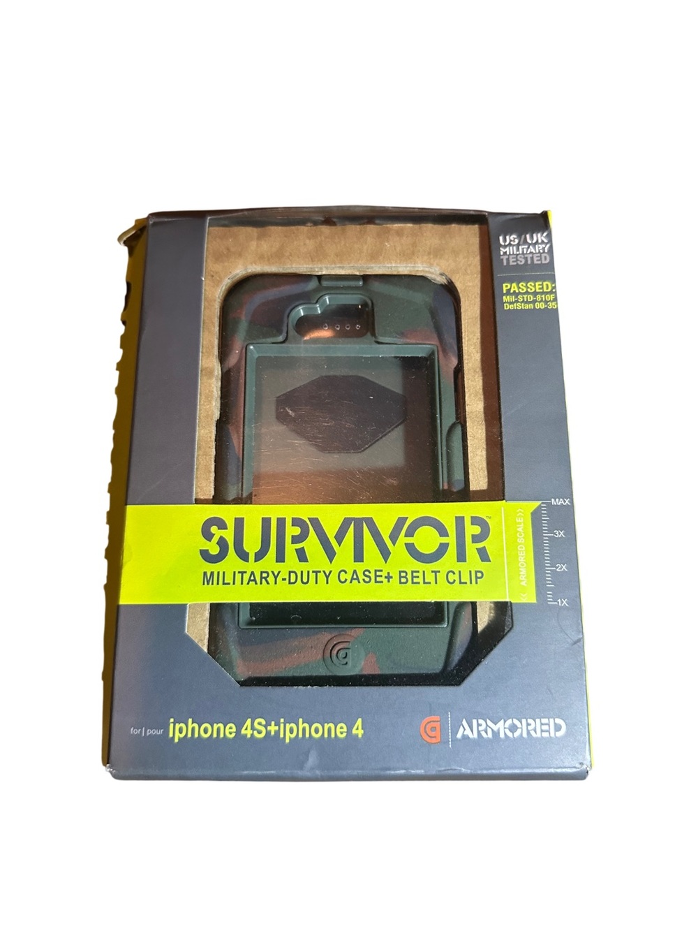 Griffin Survivor Military-Duty iPhone 4/4S Case in Green Camo
